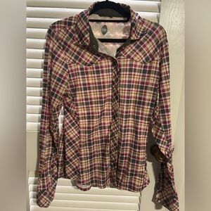 Club Ride Apparel Multicolor Plaid Button Down Shirt